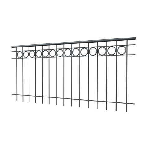 Geländer Belluno | pulverbeschichtet anthrazit