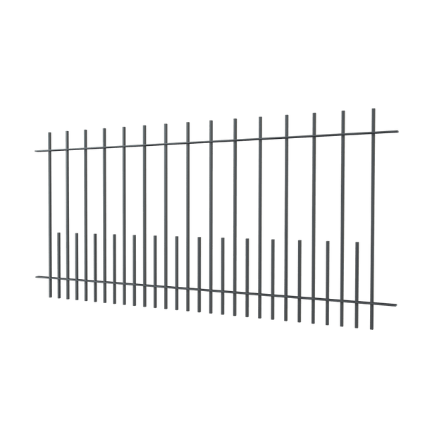 Zaun Perugia | pulverbeschichtet anthrazit