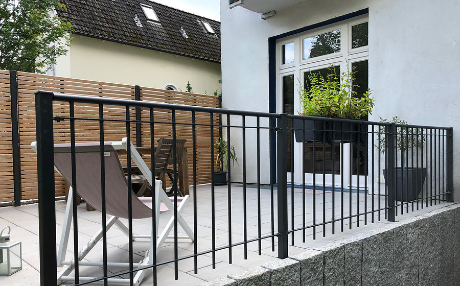 Terrassenzaun: praktische Abgrenzung für mehr Privatsphäre