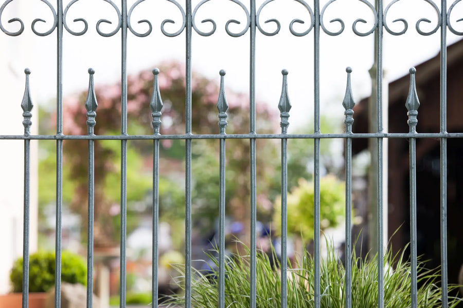 Gartentor Lugano Frontansicht Nahaufnahme | Feuerverzinkt