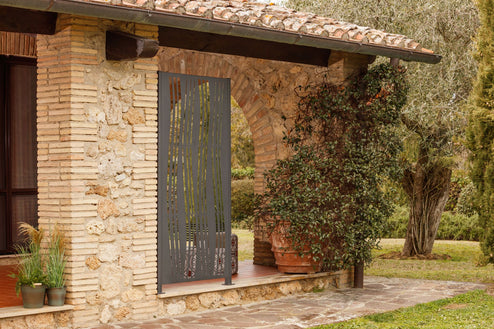 Sichtschutz Arno pulverbeschichtet anthrazit