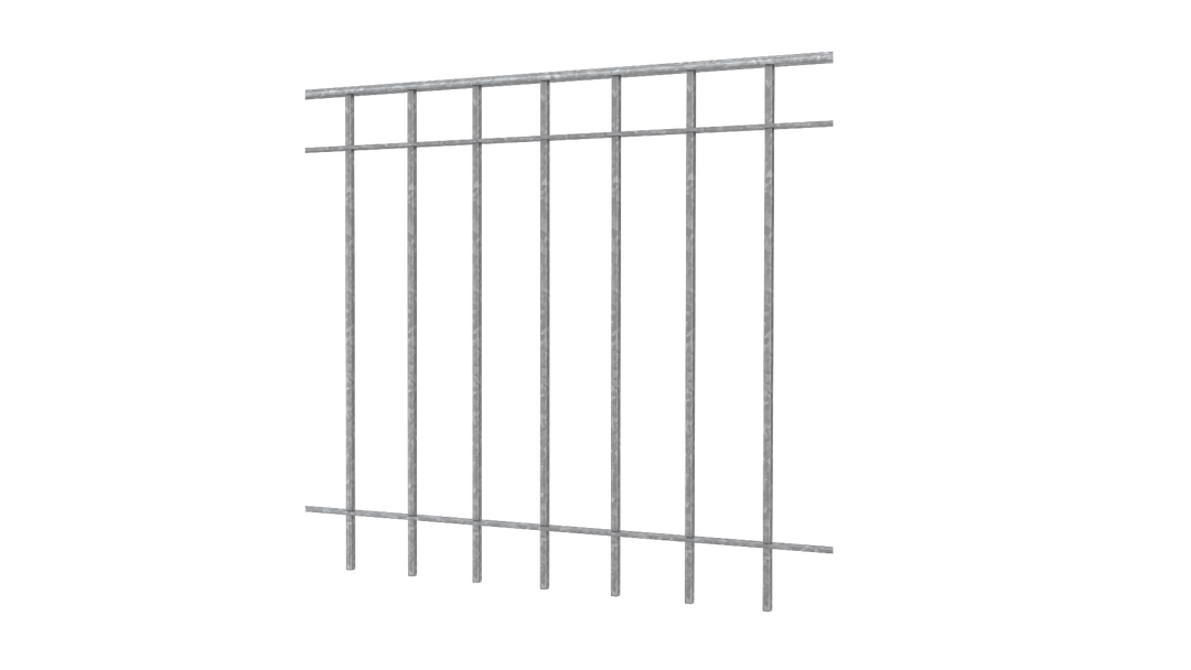 Geländer Padua als 3D-Modell | Feuerverzinkt