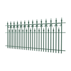 Zaun Lugano | Pulverbeschichtet RAL 6005 Moosgrün